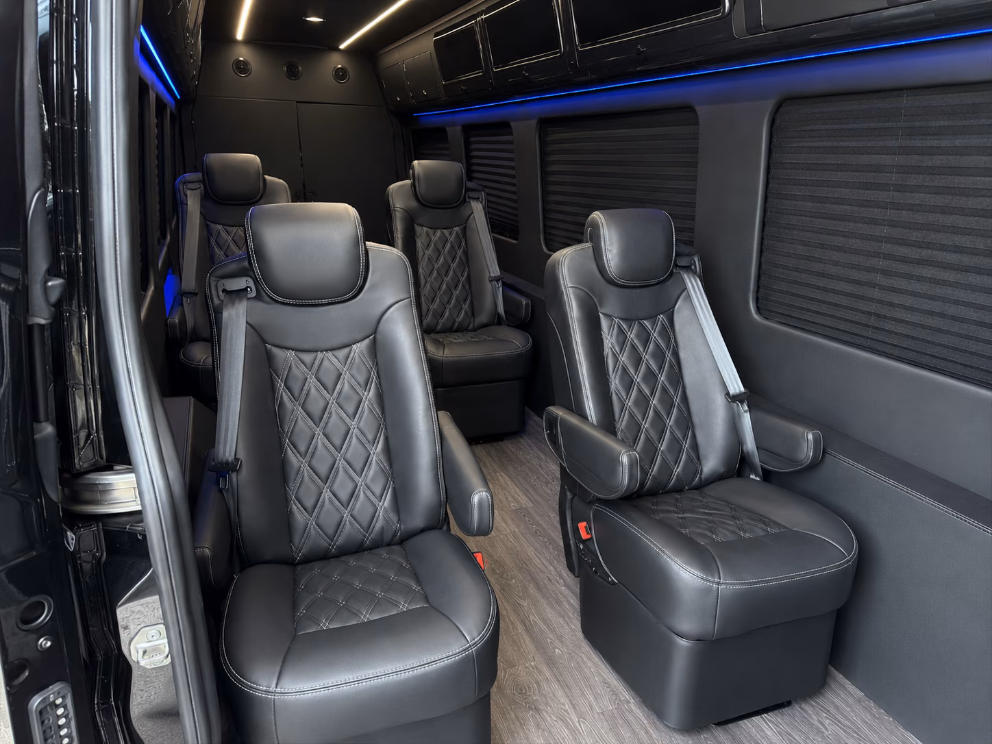 stamford 10 passenger sprinter van interior