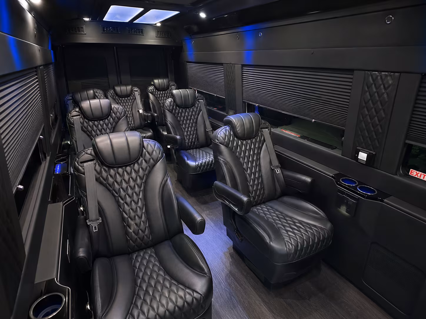 stamford 12 passenger sprinter van interior