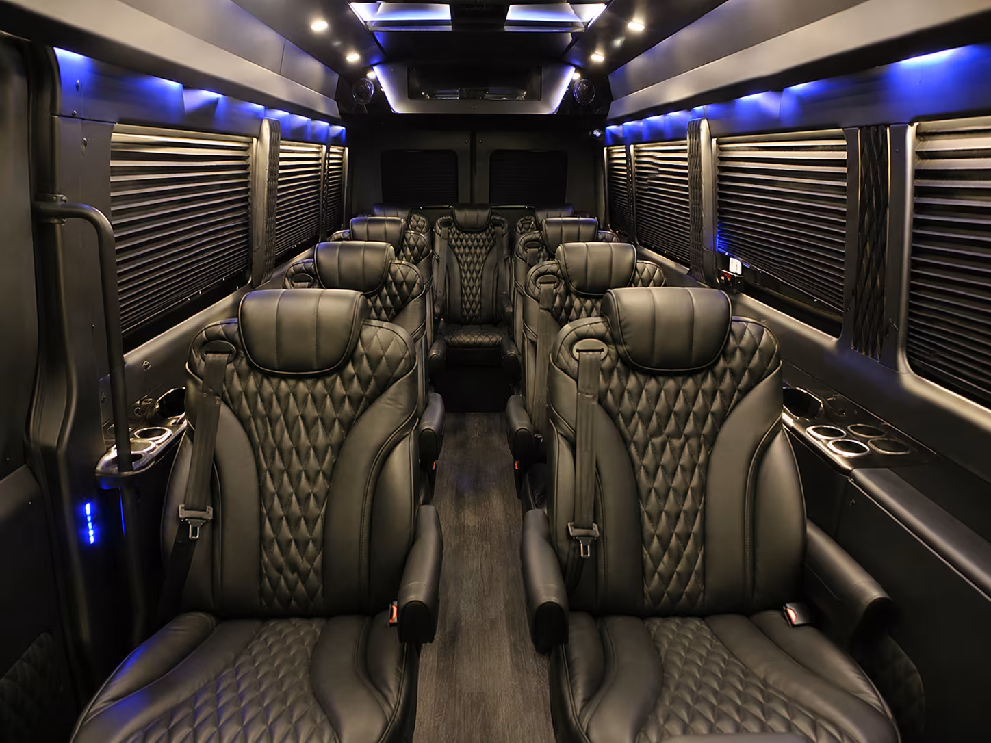 stamford 15 passenger sprinter van interior