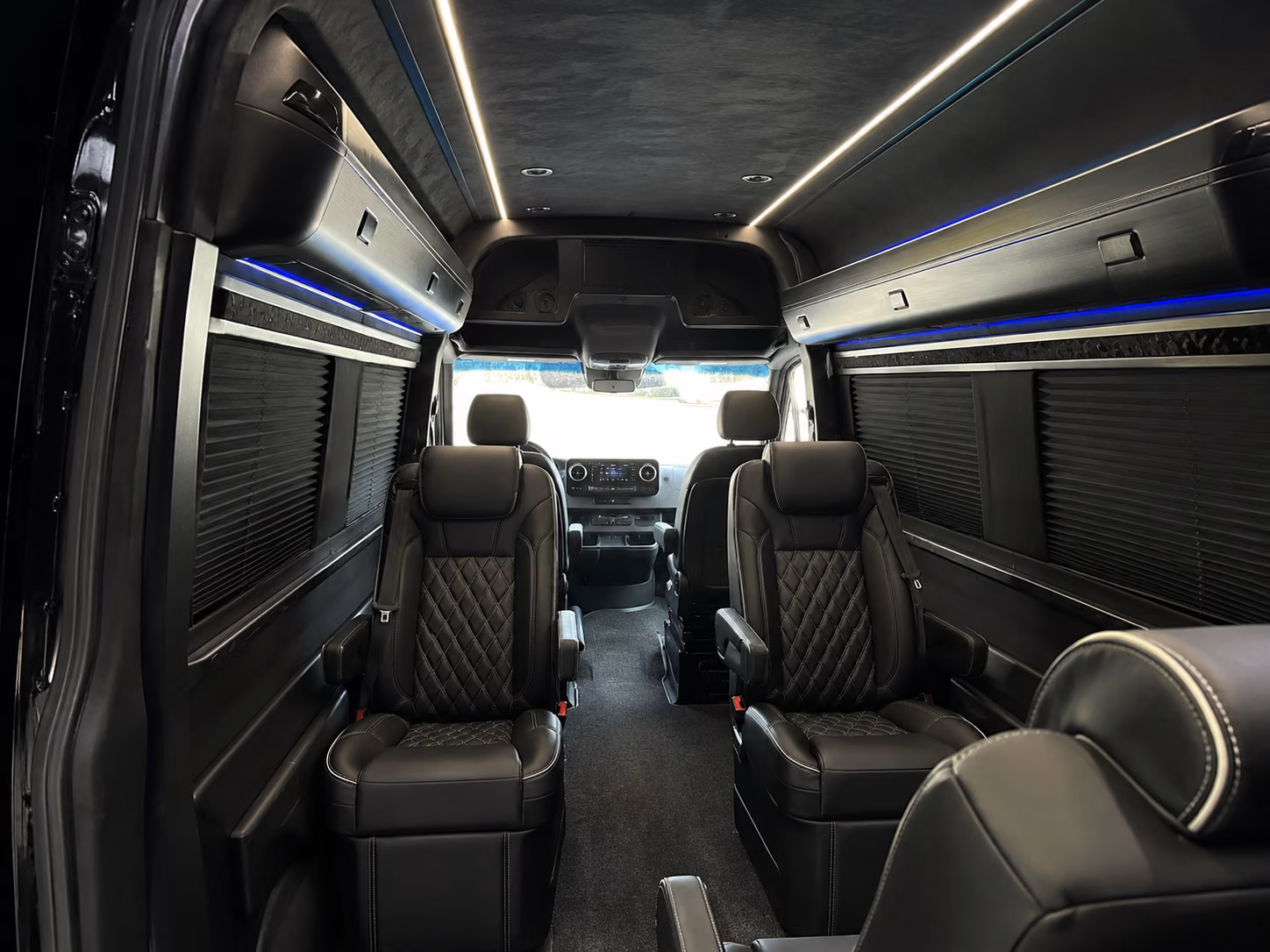 stamford 20 passenger sprinter van inside