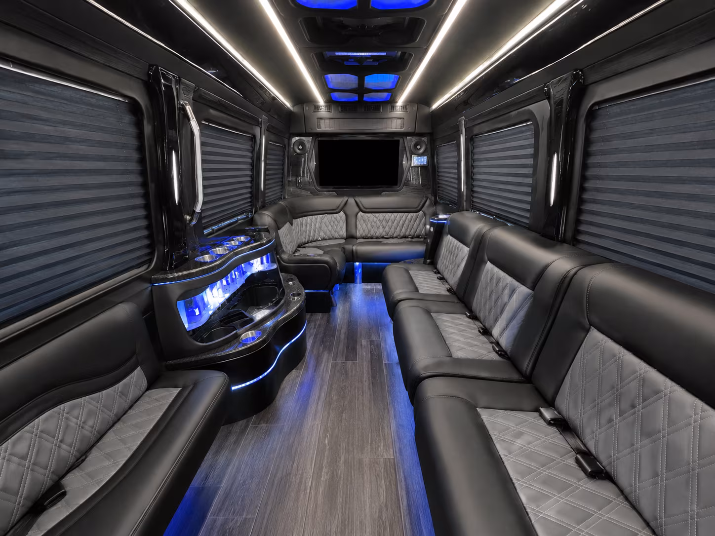stamford sprinter limousine inside
