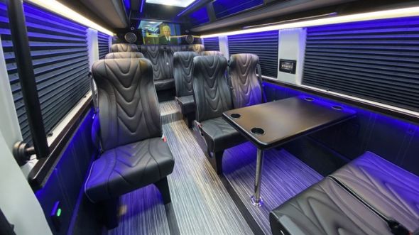 stamford 18 passenger sprinter van interior